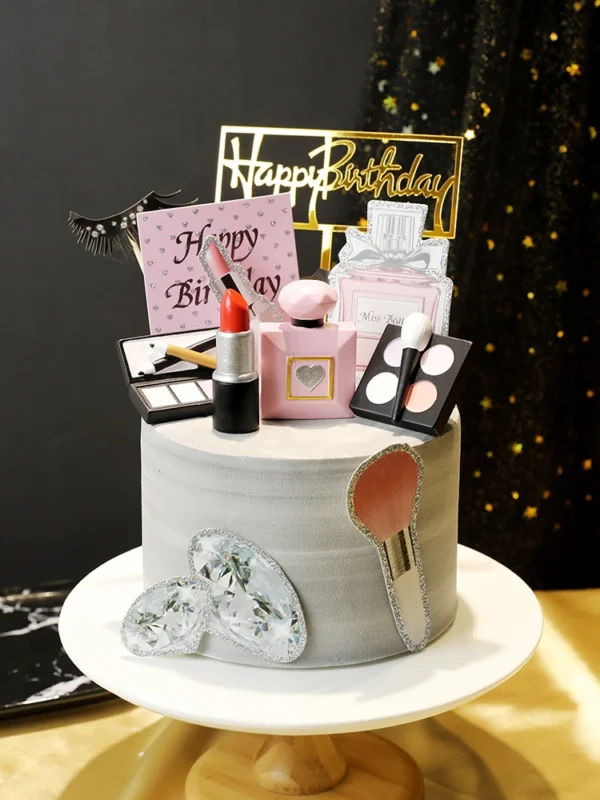 Makeup Decorated Cake