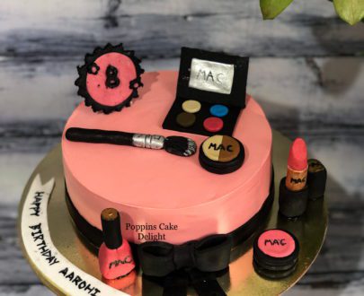 Makeup Decorated Cake