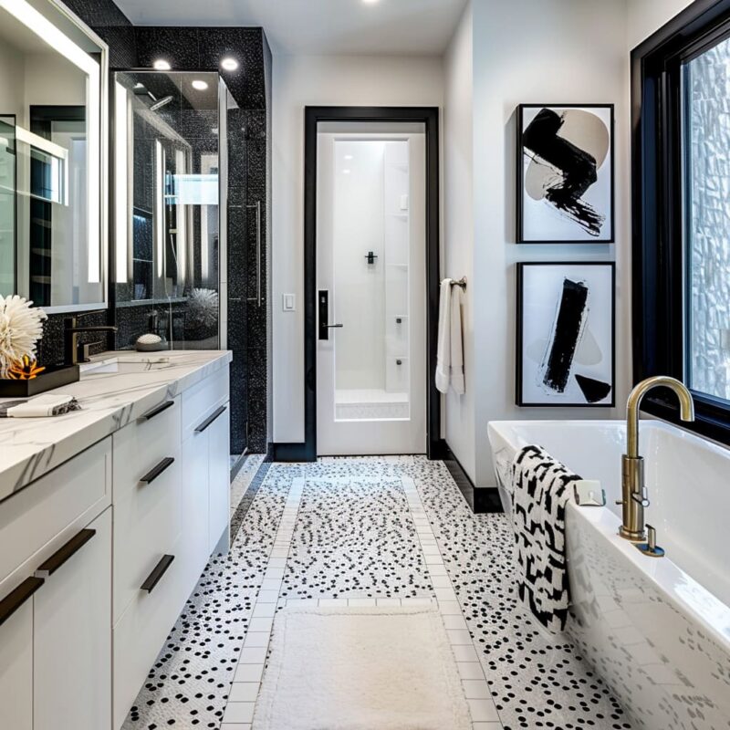 White Bathroom Decoration