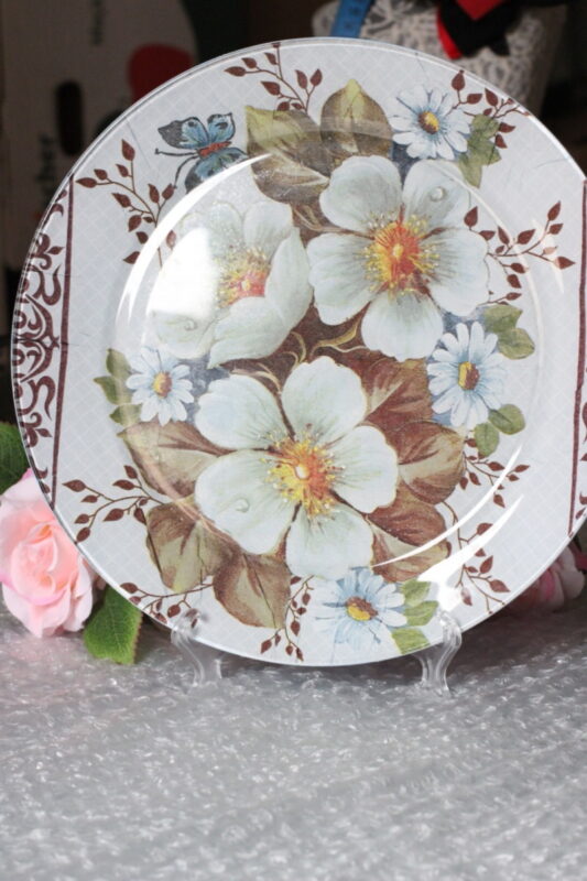 decoupage em prato