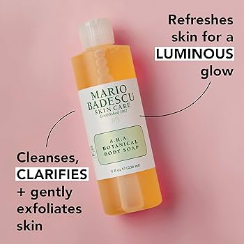 Amazon.com: Mario Badescu A.H.A. Botanical Body Soap 16oz. : Beauty & Personal Care