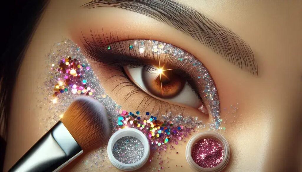 Is cosmetic glitter safe for the eyes